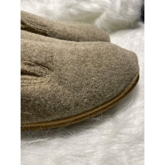 Slippero International Mens Wool Felt Slip-On Slippers With Natural Rubber Sole - Picture 3 of 8